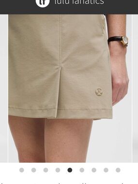 Lululemon Stretch Twill Front Pleat Golf Skirt
Sheer Oak NWT size 26